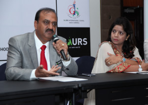 Mr. Manoj Gaur, MD and Ms. Manju Gaur, Director, Gaursons India Ltd. addressing press conference_01