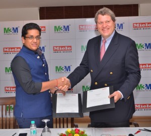Mr. Pankaj Bansal, Director-M3M India with Dr. Reinhard Christian Zinkann, the proud co-owner and managing director of Miele Group, Germany