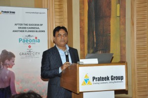 Prashant Tiwari Chairman at Prateek Group Grand Paeonia launch