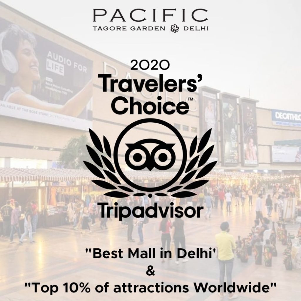 Pacific Mall wins title of‘Best Mall in Delhi’ 